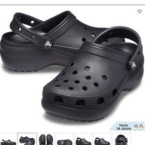 CROC WOMEN'S CLASSIC PLATFORM CLOG - SIZE 9